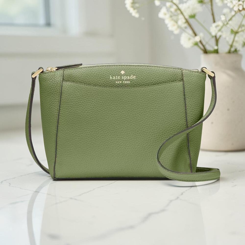 Kate Spade Monica Crossbody Bag Pebbled Leather Cedar Stand Multi WKR00258 NWT